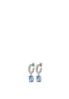 Dyrberg/Kern Barbara Drop Earrings, Light Blue & Silver