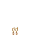 Dyrberg/Kern Barbara Drop Earrings, Peach & Gold