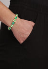 Dyrberg/Kern Conian Bracelet, Gold & Green