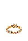 Dyrberg/Kern Conian Bracelet, Gold & Peach