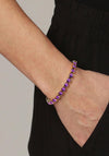 Dyrberg/Kern Cory Amethyst Bracelet, Gold