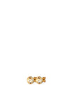 Dyrberg/Kern Dia Stud Earrings, Peach & Gold
