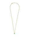 Dyrberg/Kern Ette Necklace, Gold & Light Green