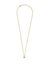 Dyrberg/Kern Ette Necklace, Gold & Light Green