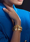 Dyrberg/Kern Livia Bracelet, Gold & Rainbow Multi