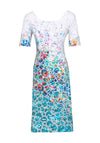 Dolcezza Bubble Print Pencil Dress, Multi