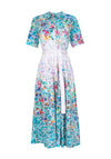 Dolcezza Bubble Print Maxi Shirt Dress, Multi