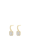 Absolute Halo Drop Earrings, Gold