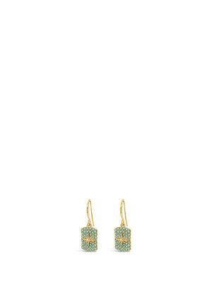 Absolute Turquoise North Star Earrings, Gold