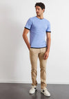 Eden Park Crew Neck T-Shirt, Horizon Blue