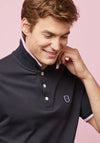Eden Park Shield Logo Polo Shirt, Navy