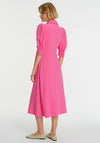 Exquise Collared Midi Dress, Pink