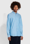 Farah Brewer Oxford Shirt, Mid Blue