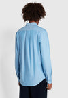 Farah Brewer Long Sleeve Shirt, Mid Blue