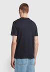 Farah Danny Organic Cotton T-Shirt, True Navy