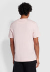Farah Danny T-Shirt, Mid Pink Marl