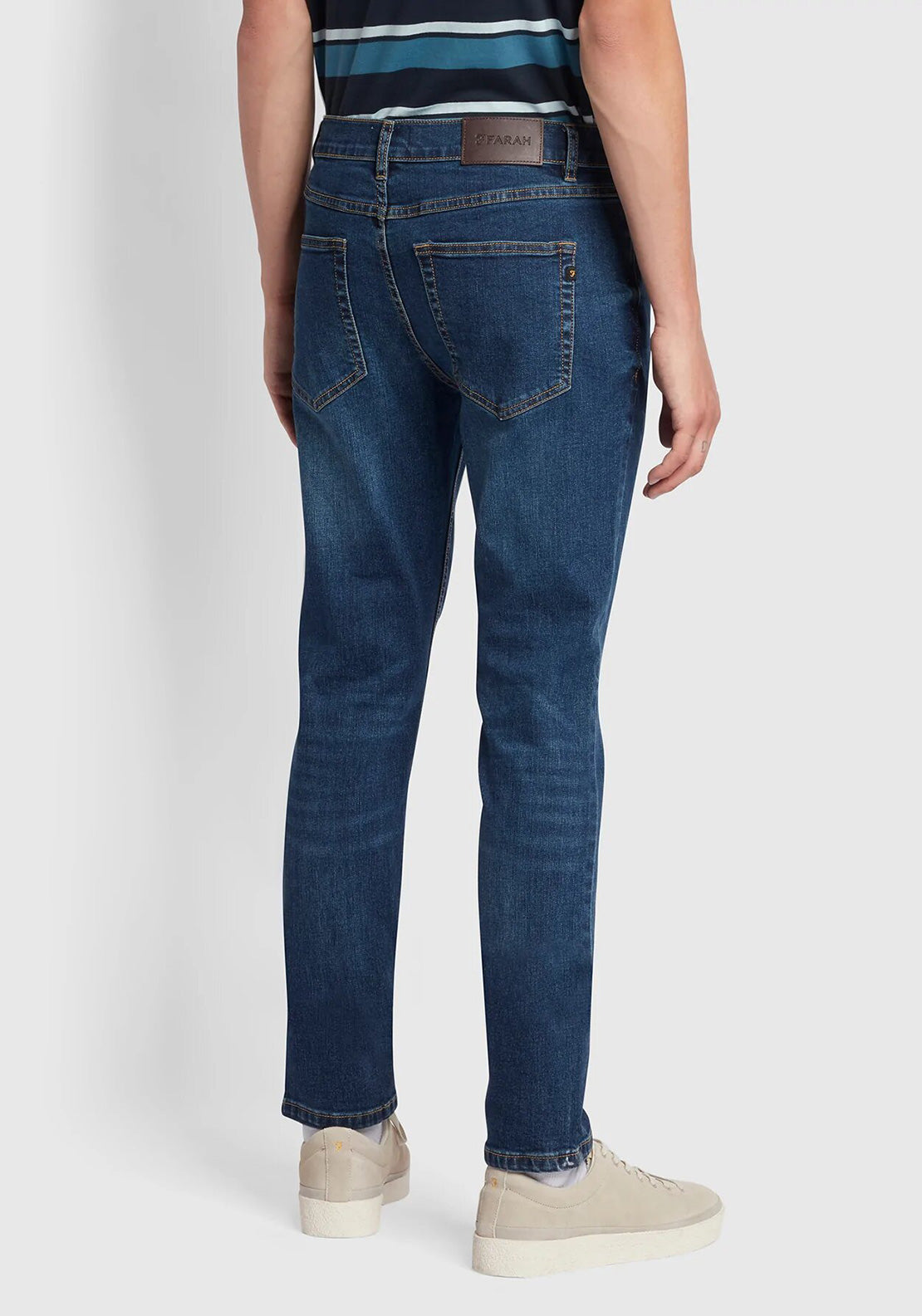 Farah Drake Stretch Denim Jeans, Mid Denim