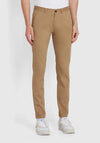 Farah Endmore Twill Chino Trousers, Beige