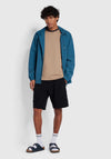 Farah Groves Ringer T-Shirt, Smoky Brown