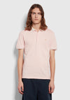Farah Stanton Polo Shirt, Mid Pink