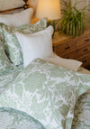 Forever England Ellie Continental Pillowsham, Green