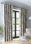 Fusion Saranda Fully Lined Eyelet Curtains, Charcoal