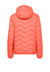 Fransa Outdoors Quilted Short Jacket, Coral
