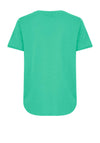 Fransa Lily Graphic T-Shirt, Emerald