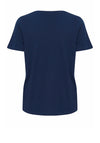 Fransa Faith Graphic T-Shirt, Navy