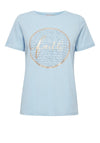 Fransa Faith Graphic T-Shirt, Light Blue