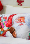 Fusion Santa & Snowy King Duvet Set, Red Multi