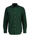 Gant Beefy Oxford Shirt, Forest Green
