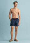 Gant Classic Fit Swim Shorts, Marine