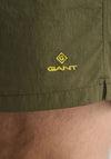 Gant Classic Fit Swim Shorts, Racing Green