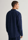 Gant Garment Dyed Linen Shirt, Marine