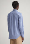Gant Broadcloth Gingham Shirt, College Blue