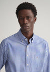 Gant Broadcloth Gingham Shirt, College Blue