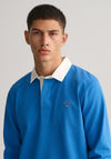 Gant Heavy Rugger Polo Shirt, Day Blue