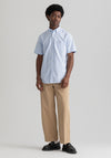 Gant Oxford Short Sleeve Shirt, Capri Blue