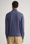 Gant Sacker Half Zip Sweater, Jeansblue