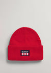 Gant Unisex Retro Shield Beanie Hat, Ruby Red