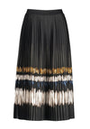Gerry Weber Pleated Printed Skirt, Black