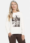 Gerry Weber Graphic Long Sleeve T-Shirt, White