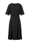 Gerry Weber Belted Waist A-Line Midi Dress, Black