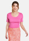 Gerry Weber Round Neck T-Shirt, Pink