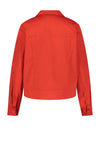 Gerry Weber Cotton Short Buttoned Jacket, Red