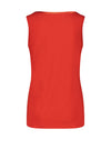 Gerry Weber Satin Trim Neck Vest Top, Red