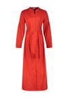 Gerry Weber Notch Neck Midi Shirt Dress, Red
