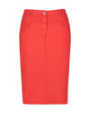 Gerry Weber Denim Pencil Skirt, Red