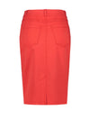 Gerry Weber Denim Pencil Skirt, Red